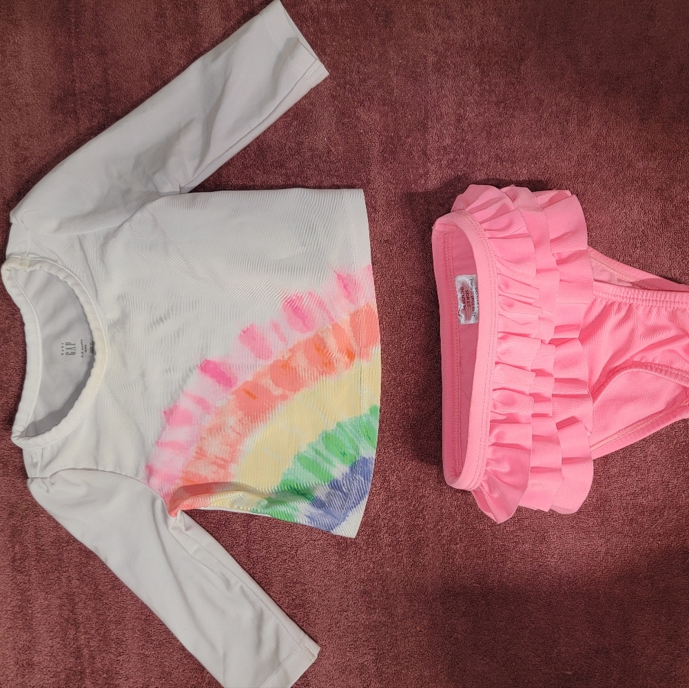 Baby girl 2 piece swimsuit